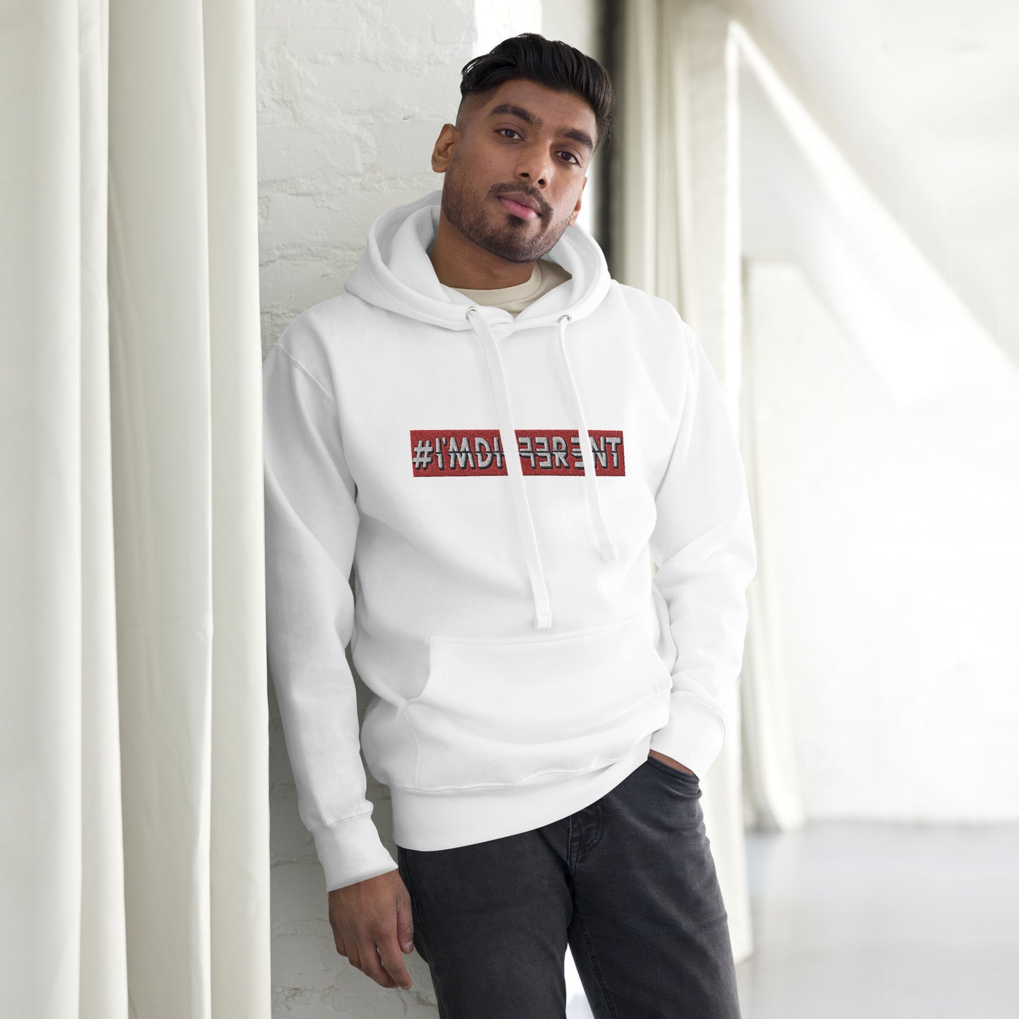 Embroidered Unisex Hoodie